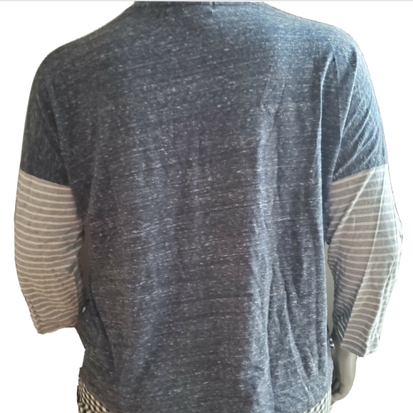 XXL - Old Navy | 3/4 Sleeve Mixed Pattern Shirt - Picture 2 of 4